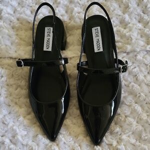 Steve Madden Black Patent Heels